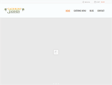 Tablet Screenshot of cateringbyjasmin.com
